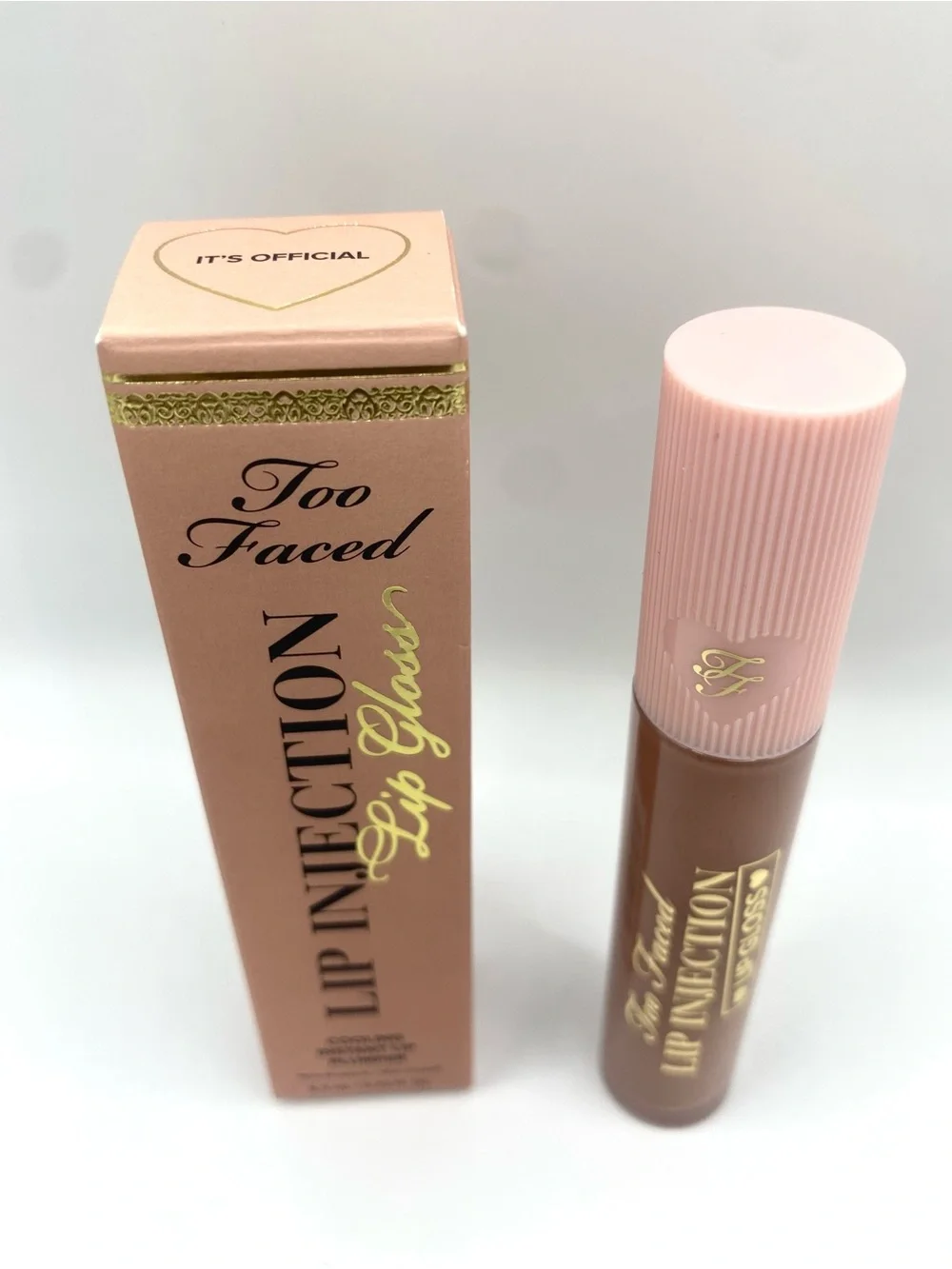 Too Faced Lip Injection It's Official Cooling Instant‎ Lip Plumper Lip Gloss New